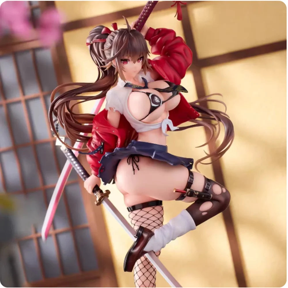 28cm Anime KAGENUI MAI Figure SCALE PAINTED Action Figures Figurine Pvc Doll Desk Decoration Statue Collection Model Toys Gifts