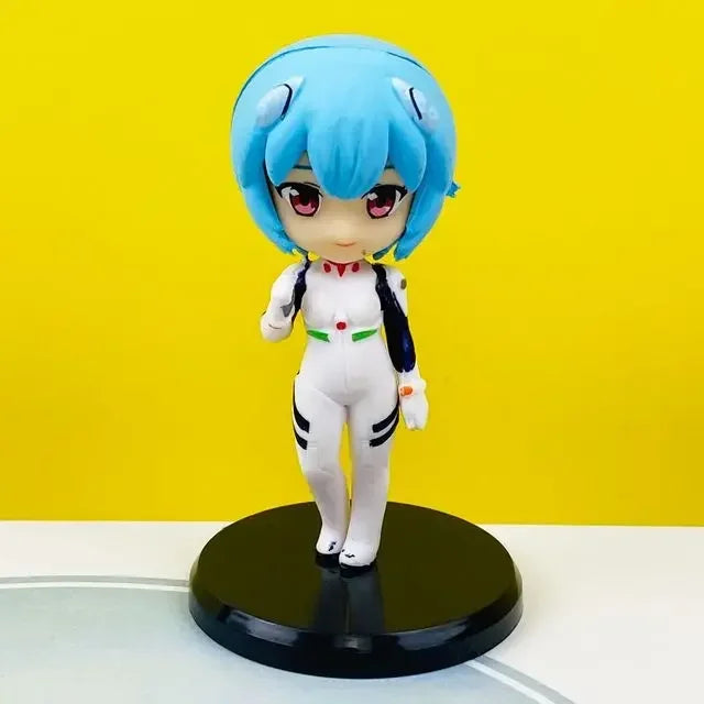Anime EVA Asuka Langley Soryu Ayanami Rei Figure Toy Model Collection Gift Desktop Decoration PVC Material Doll Ornaments