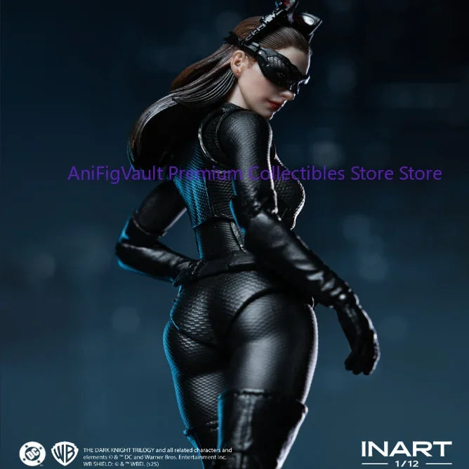 INART Catwoman Action Figure Batman The Dark Knight Rises Anne Hathaway Cat Woman Figurine 1/12 Original Collect Model Toy Gift