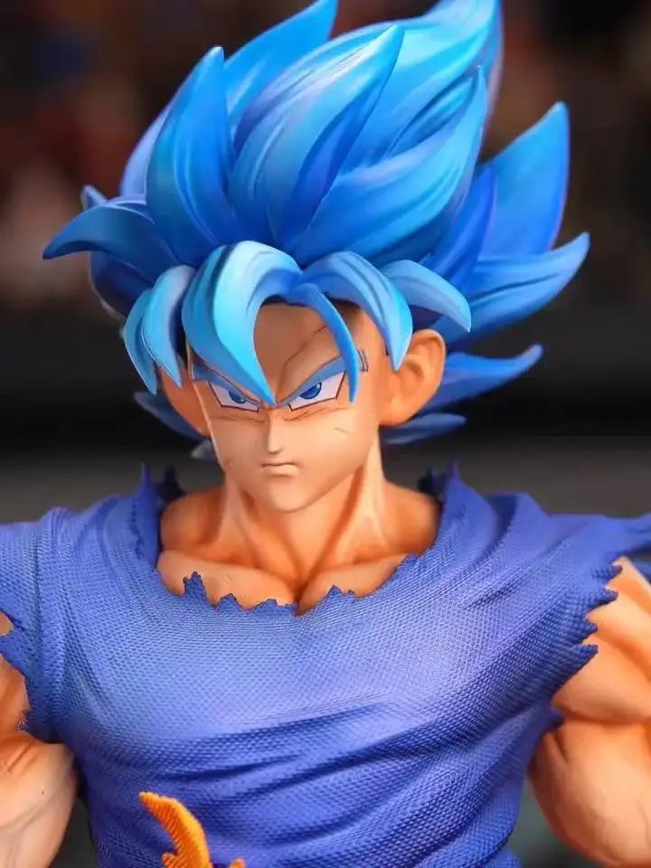 Jt Statue Dragon Ball Z Son Goku Figur Goku Blau Jt Led Base Super Saiyajin Actionfiguren Sammlung Modell Spielzeug Geschenk