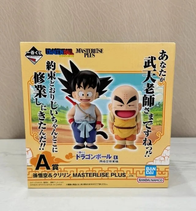 In Stock Bandai Ichiban Kuji Dragon Ball Goku Krillin Yamcha Master Roshi Bulma MASTERLISE Anime figure Models 100% Original