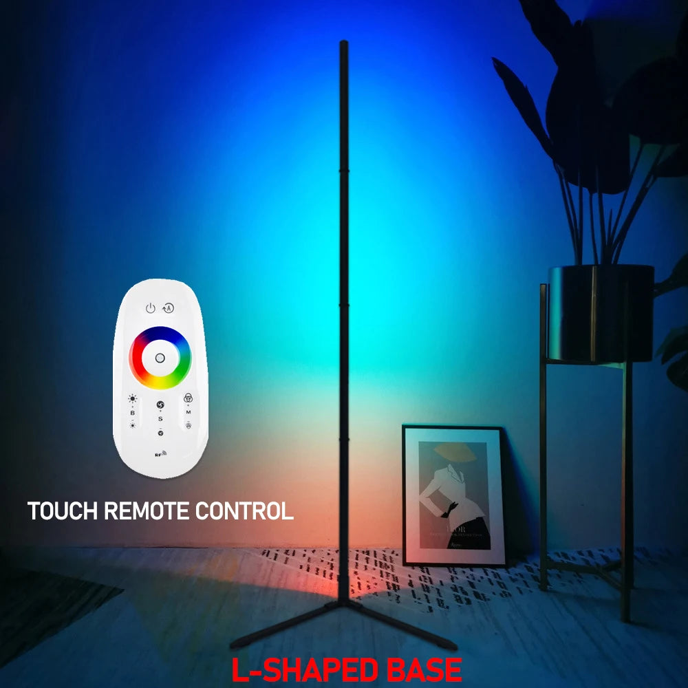 Heightening 180CM Smart Floor Lamp RGBIC Tuya Smart APP Remote Control Nordic Stand Floor Mood Light For Game Room Decoration