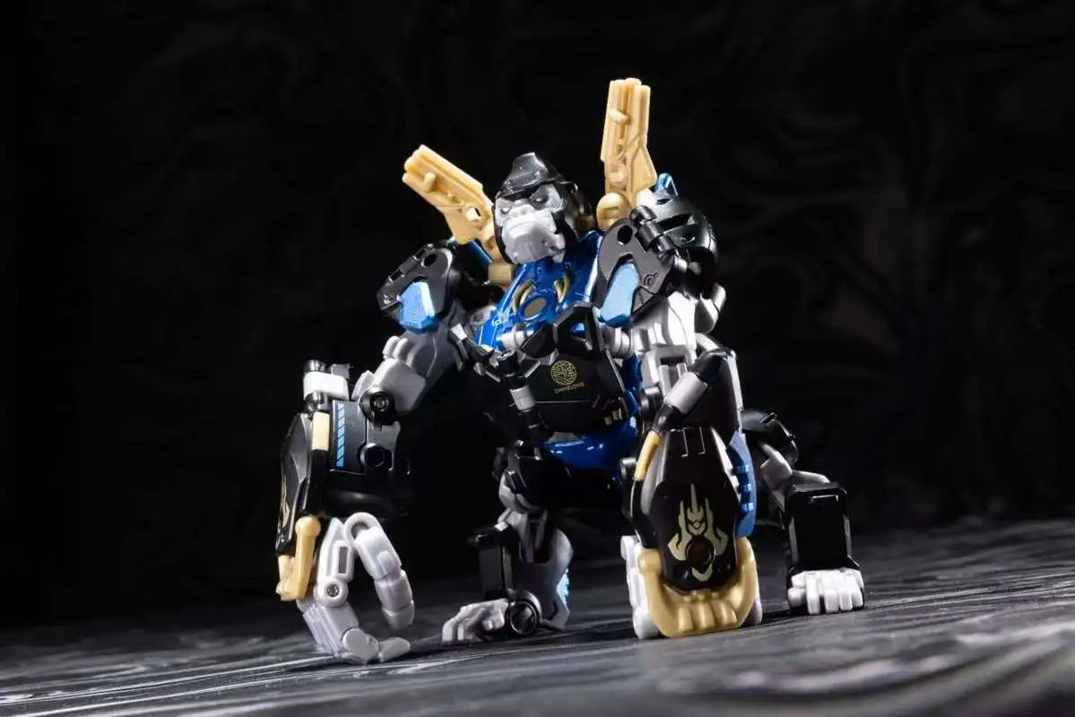 【 In Stock 】 New Genuine Beast Box Chimelong Gorilla Supernova Genuine Transformation Toy Mobile Model Handmade Ornament Gift