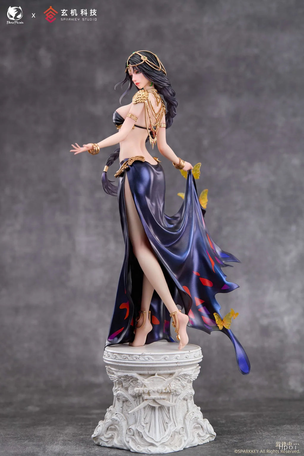 +In Stock Original BearPanda Ghost Sword Hai Fengling Encounter Ver 40cm Animation Statue Ornament Doll 1/6 Figure Model