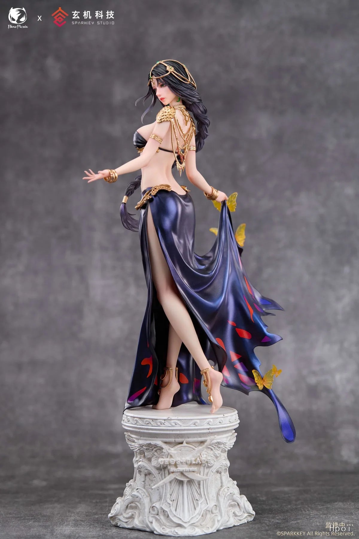 +In Stock Original BearPanda Ghost Sword Hai Fengling Encounter Ver 40cm Animation Statue Ornament Doll 1/6 Figure Model