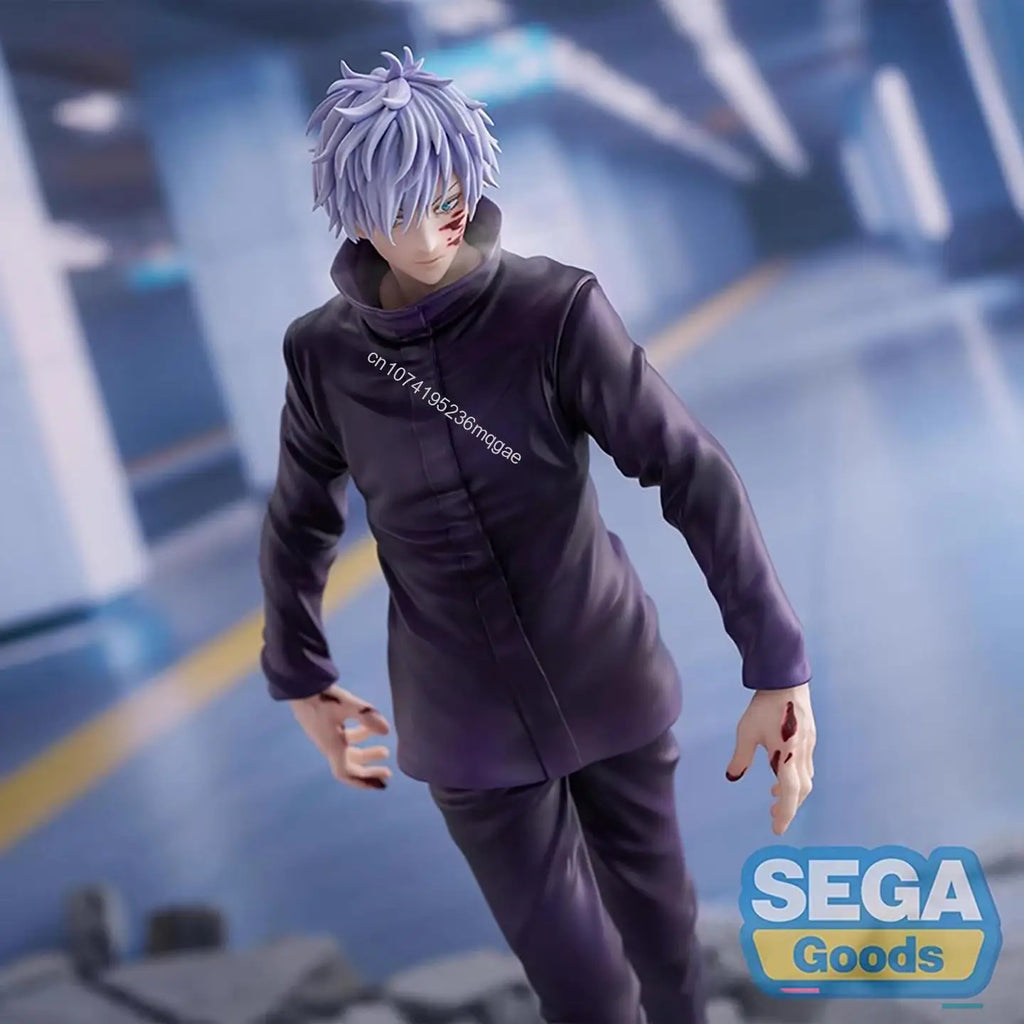 In stock Original jujutsukaisen Luminasta Gojo Satoru Anime Figure Model Toy Desktop ornaments Collections Christmas Gift