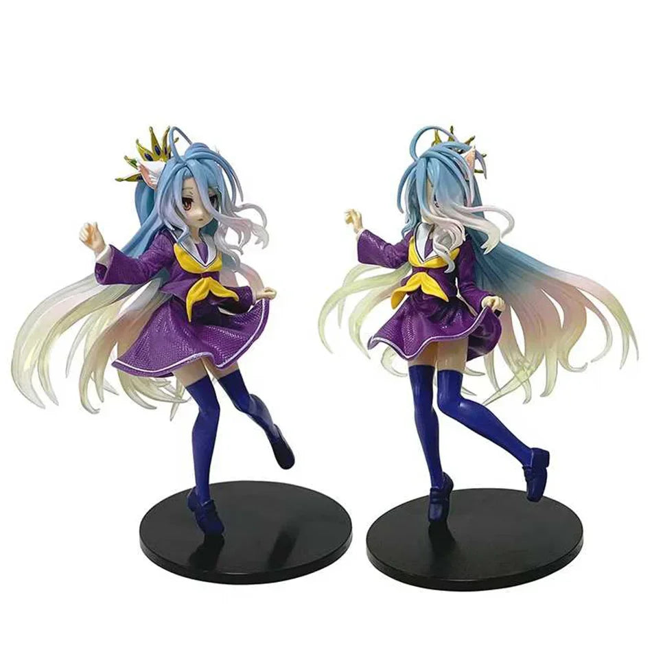 2025 19CM Anime NGNL No Game No Life White "Figure Anime PVC Anime Action Figures Model Collection Ornament Anime Model Toy Gift
