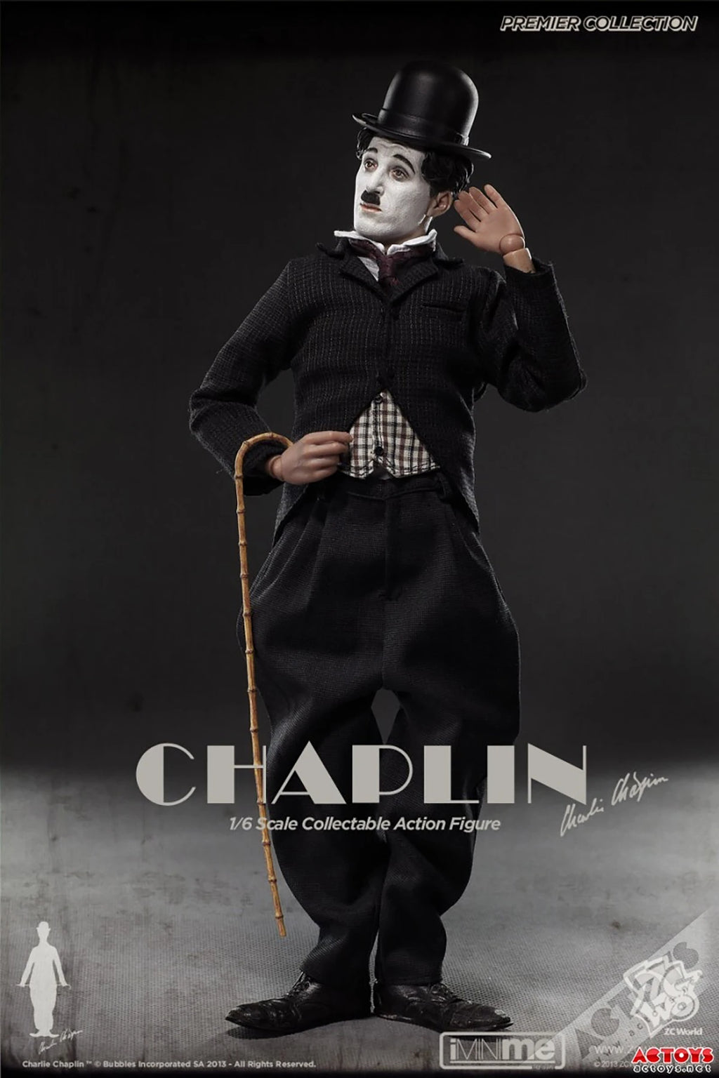 Original  ZCWO 1/6Charlie Chaplin Comedy Master Classic Character collection level Action doll Figure Model Toys 12 inches