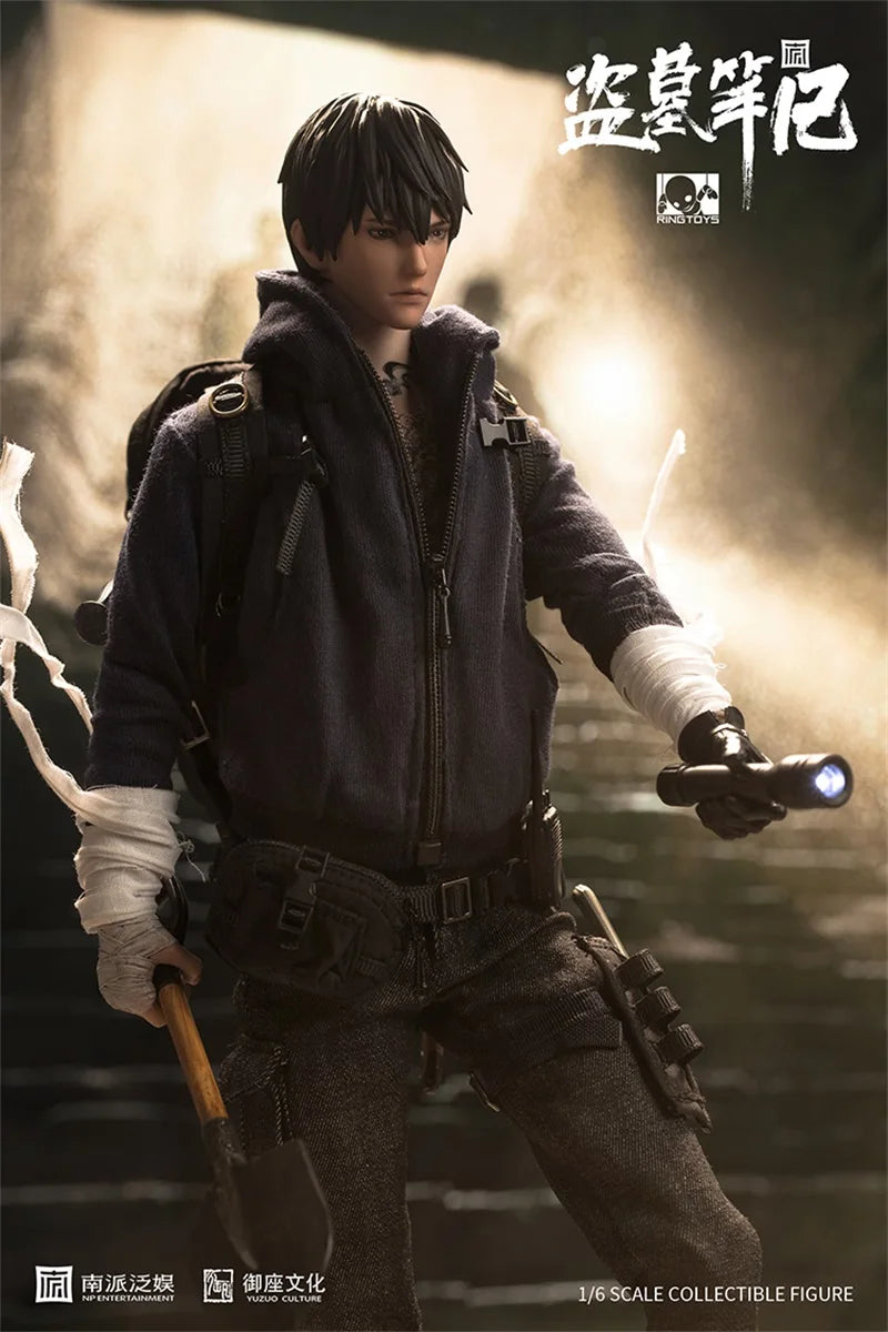 RINGTOYS 1/6 Time Raiders Zhang Qiling Full Set Moveable Actioni Figures Normal Version No Platform Base For Collectable