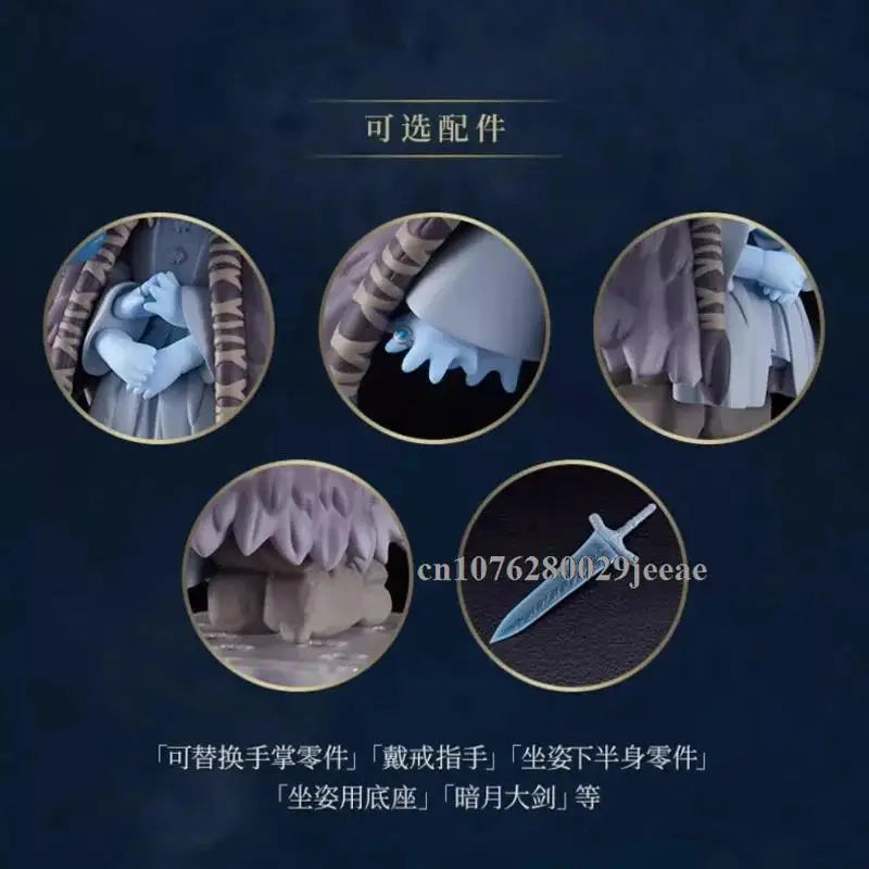 Elden Ring Lunar Princess Ranni Blue Hat 2353 Figur Gelenke Bewegliche Anime Actionfiguren Modell Spielzeug Für Jungen Mädchen Geburtstagsgeschenk