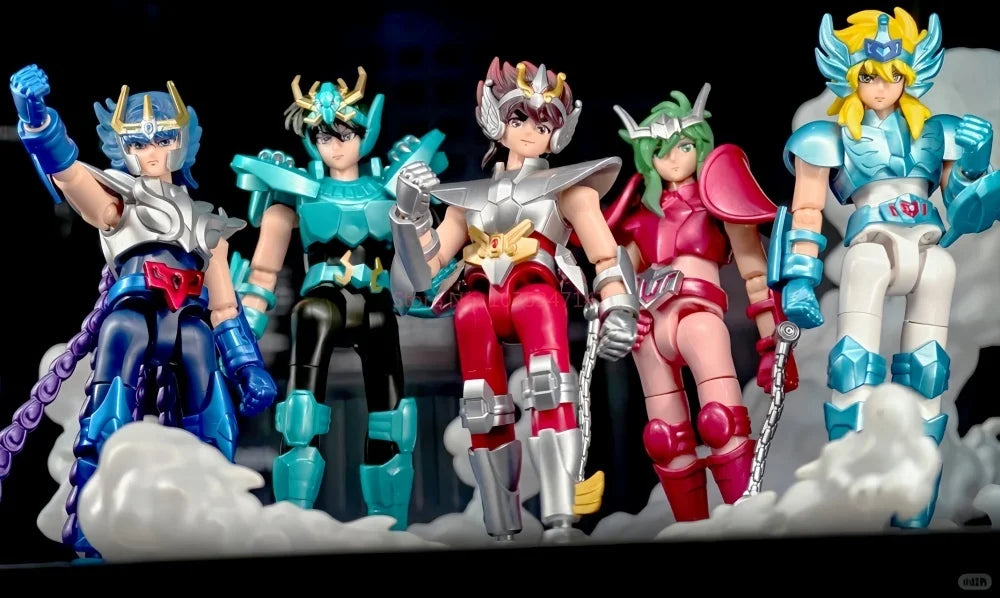 Blokees Saint Seiya Galaxy Version 0102 Anime Toys Seiya Shiryu Hyoga Shun Ikki Model Collectibles Toys Gifts