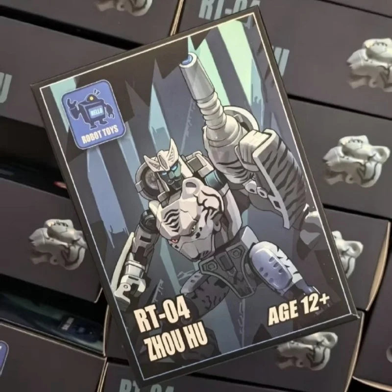 Трансформираща се играчка робот Тигър Воин Rt-04 Тигатрон Войните на Звяра Екшън Фигурка Колекционерски Модел Статуя За Деца И Възрастни