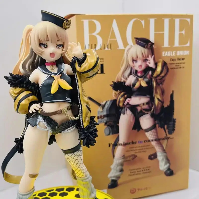Mimeyoi Azur Lane Pretty Girl Uss Bache Handmade Model Desktop Computer Case Car Ornament Game Collectibles Birthday Gift