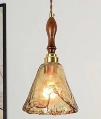 IWHD Big Glass Pendant Lights Fixtures Bedroom Dinning Living Room