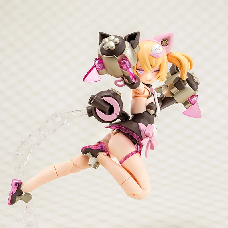 In Stock KOTOBUKIYA Original BOX MEGAMI DEVICE 26.1 PUNI MOFU KURO MAO Action Figure Model Toy Gift for Kid Foam Box Packaging