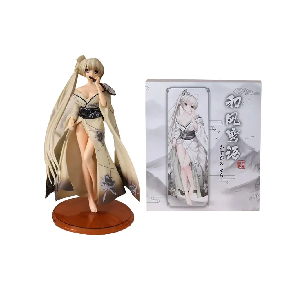 22CM Anime Yosuga no Sora Figure Kasugano Sora Standing Animation Model Toy Gift Collection Decoration Ornaments PVC