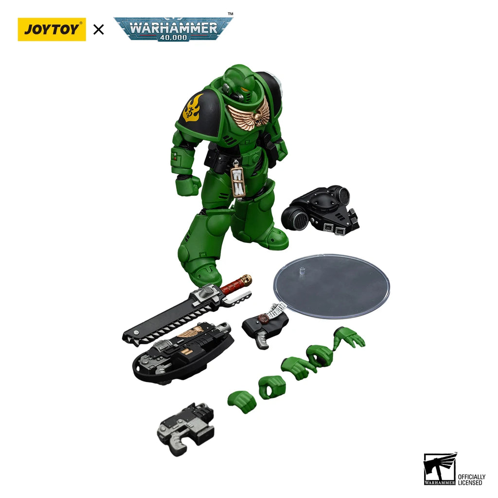 【In Stock】JOYTOY Warhammer 40K Salamanders Intercessors Brother Haecule Anime Figures Toys Collection Model 1/18 Action Figure