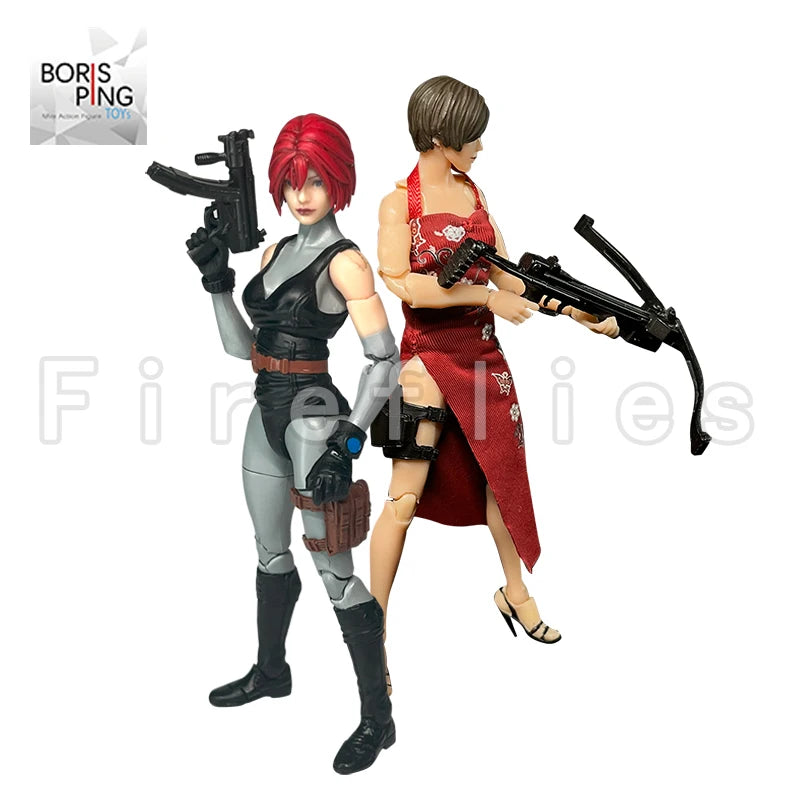 1/18 Boris Ping Toys Action Figure AK18 Series Wave 2 Agent Wang and Avina Anime Model Toy