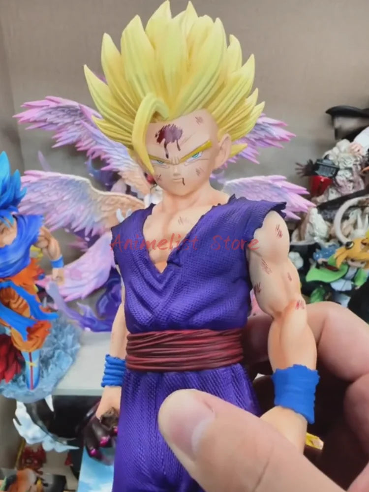 НАЛИЧНОСТ Фигура Dragon Ball Сон Гохан Екшън Фигурки Супер Саян 2 Гохан Фигурка PVC Кукла Статуя Колекция Модел Играчки Подаръци