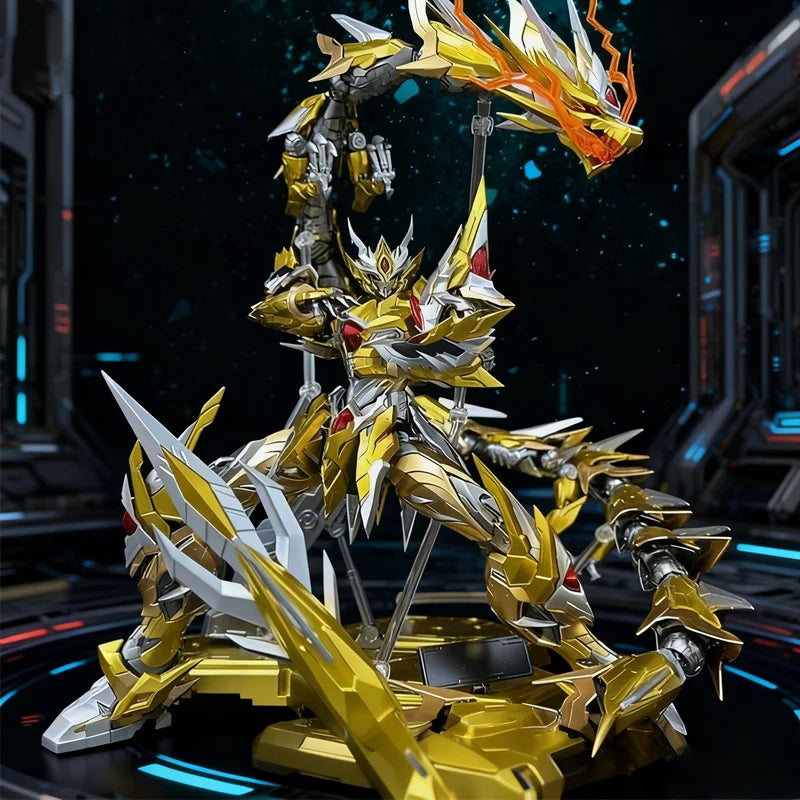 Motioneer Ao Bing (Custom Metallic Finish), Bai Qi, Ne Zha, Cao Ren, Red Oni & Ruo Weiyuan -  Mecha Assembly Models Gifts Fboys