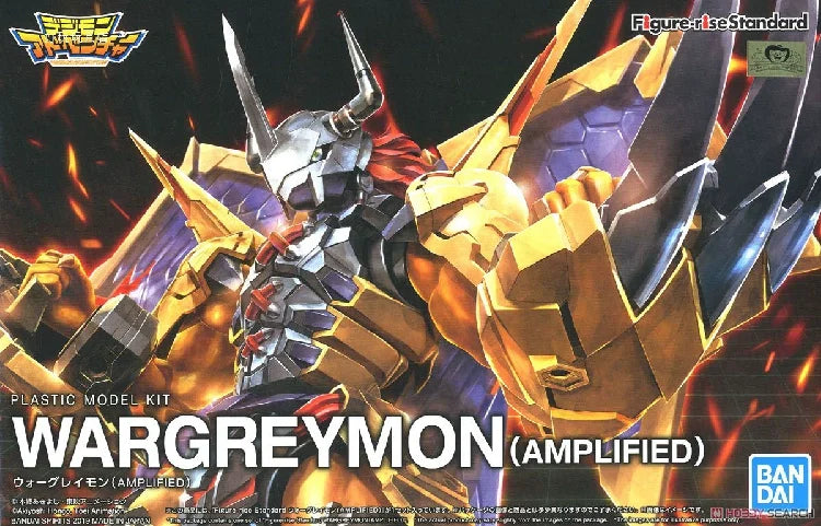【IN STOCK】BANDAI Figure-Rise Standard WarGreymon Amplified Digimon Adventure Digimon Frontier Anime Figures Assembly Model Toy