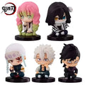 5Pcs/Set Anime Demon Slayer  Model Desktop Decoration Toy For Surprise Gift ﻿