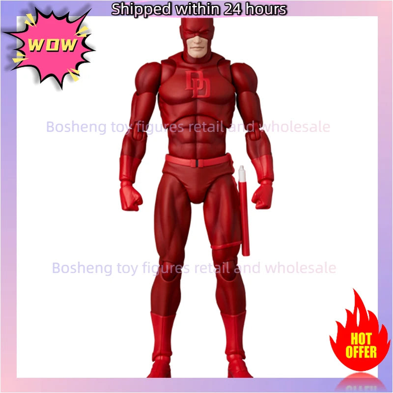Original Medicom Toy Reissue Mafex No.223 Daredevil Comic Ver Mafex 223 Anime Action Collection Figures Model Toys