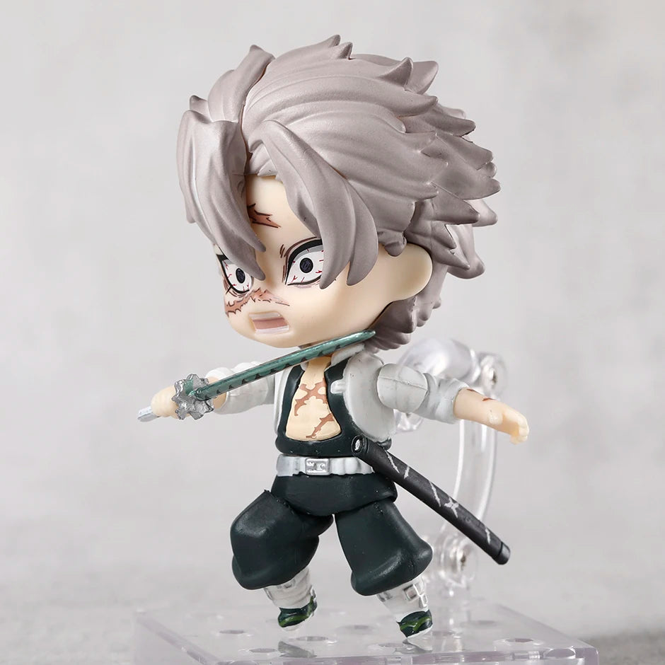 Shinazugawa Sanemi Q Figure PVC Action Model Toy Anime Doll
