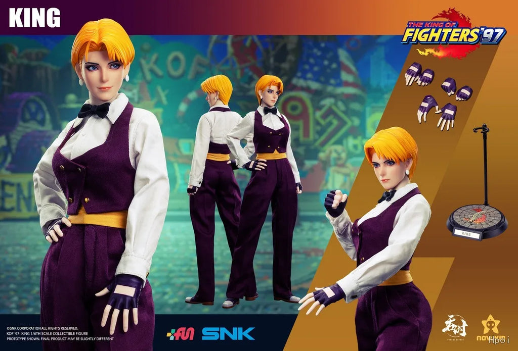 【MT】Original Tun Shi Studio THE KING OF FIGHTERS '97 King 1/6 Action Figure Model Toys Gifts