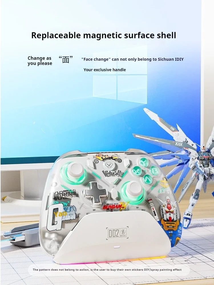 Aolion K20 Wireless Bluetooth Game Controller Gamepad With Hall Rocker Magnetic Replacement Shell For PC/NS/Android/IOS