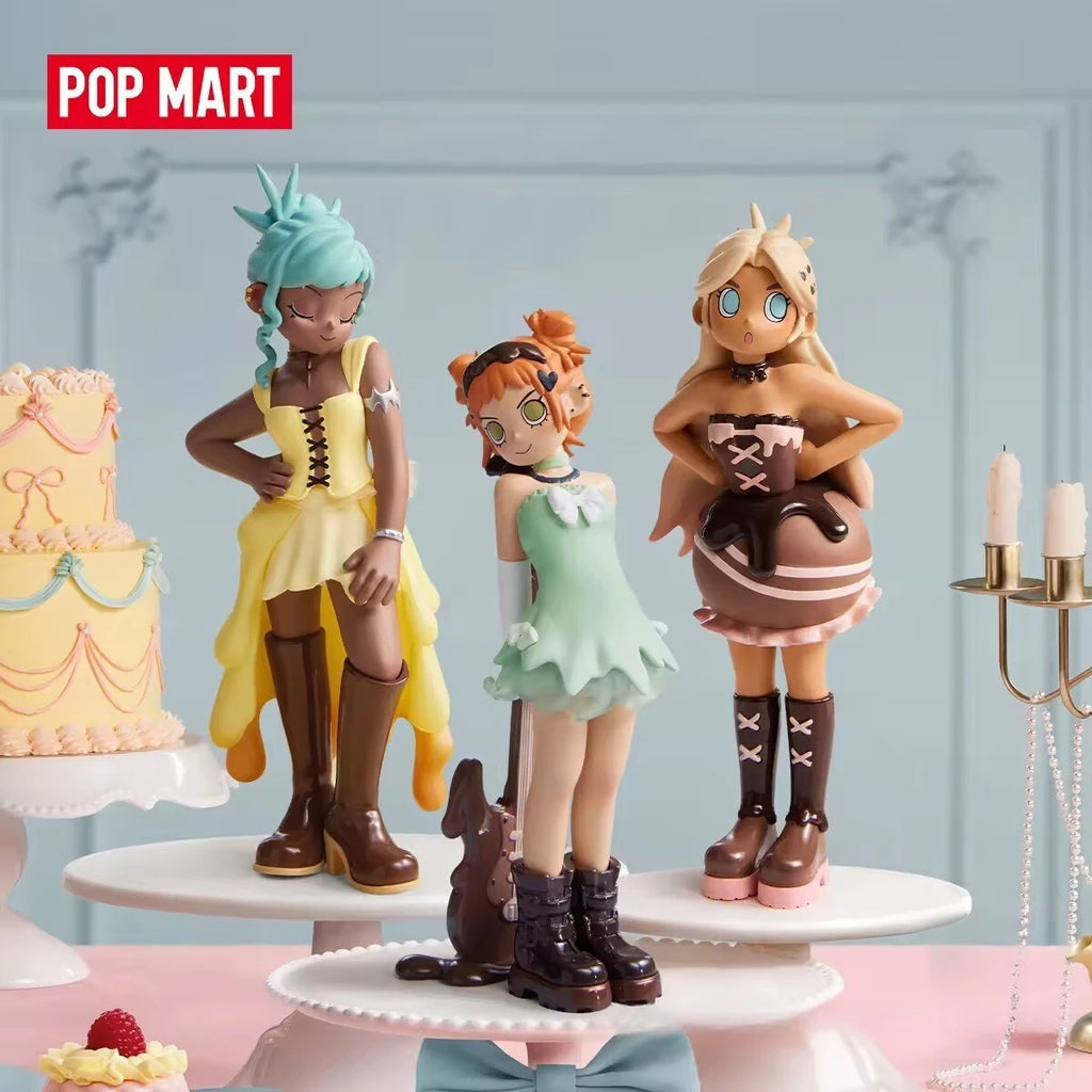 POP MART Peach Riot Fashion Supermodel Series Figurine Blind Box Toys Doll Cute Anime Figure Desktop Kawaii Birthday Collection