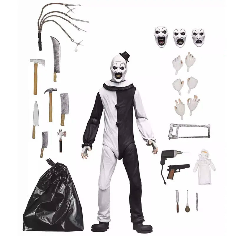Neca 45251 Ultimate Art The Clown 7-Inch Scale Collectible Action Figure Horror Movie Model Articulated Figure Premium Accessori