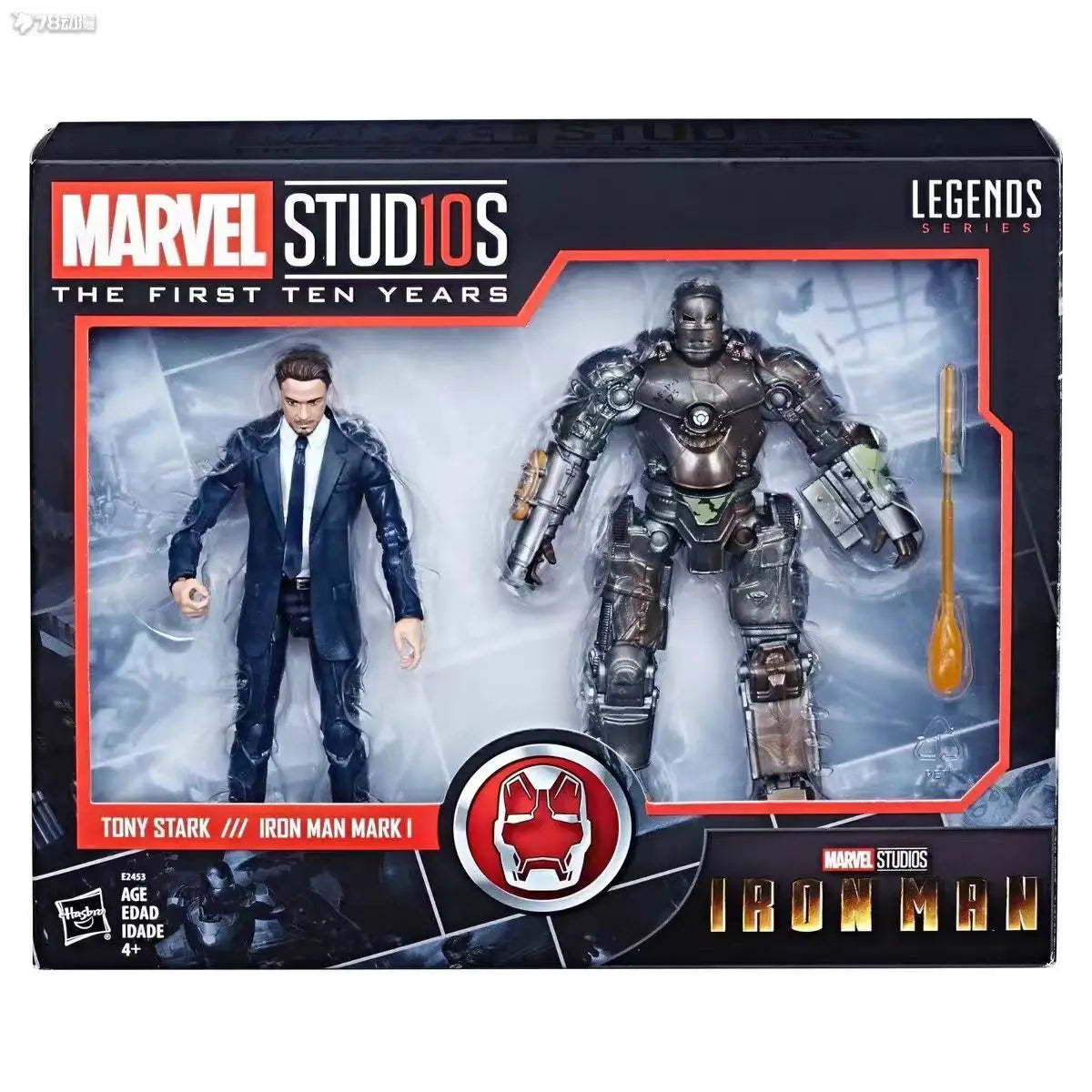 Original Hasbro Marvel Legends Series TONY STARK & IRON MAN MARK 1 Anime Figure Toy Collection Model