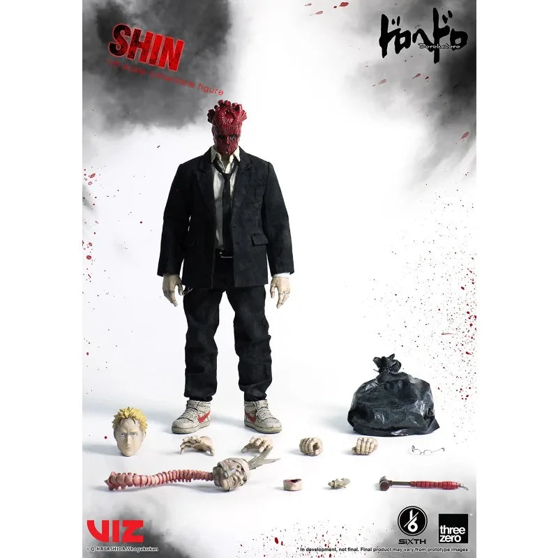 [In Stock] Threezero Original Threezero Monster Heart CAIMAN 1/6 Anime Finished Product Mobile Exquisite Model Handmade Toy Gift