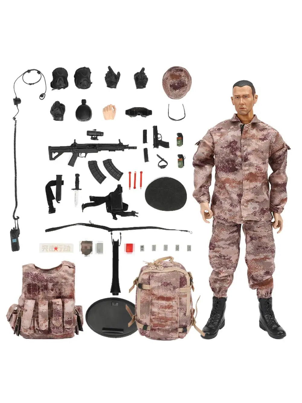 ViiKONDO JY23002 KSJYTOY 1/6 Scale Action Figure China PLA Army Men Toy Soldier 12'' Figurine Military Model Fullset Collection