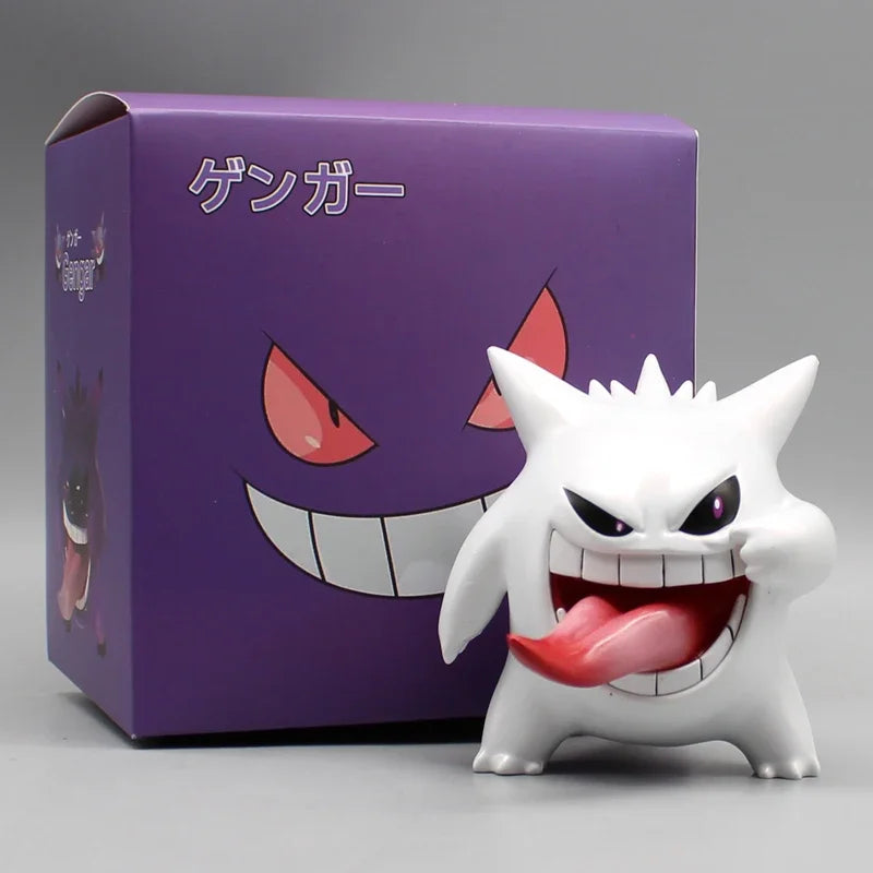 Lovely Anime Pokemon Gengar Figure Transparent Model Kawaii PVC Action Toy Room Ornament Collection Perfect Gift Ideal for Fans