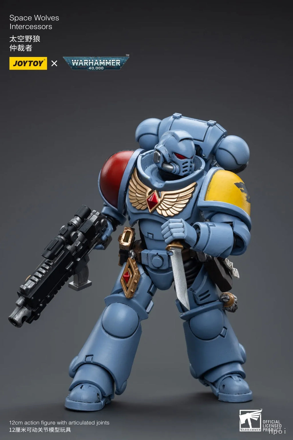 【SF】JOYTOY 1/18 Action Figures Warhammer 40K Space Wolves Intercessors  Anime Model Gifts  Collection