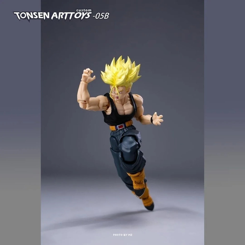 Second Edition Tonsenarttoys Tonsen Arttoys Kamione Dragon Ball Z Super Saiyan SSJ SSJ2 Trunks 05a 05b Action Figures Model Toys