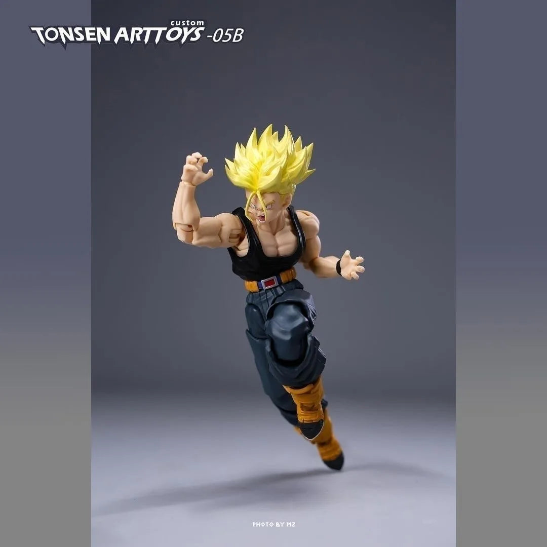 Second Edition Tonsenarttoys Tonsen Arttoys Kamione Dragon Ball Z Super Saiyan SSJ SSJ2 Trunks 05a 05b Action Figures Model Toys
