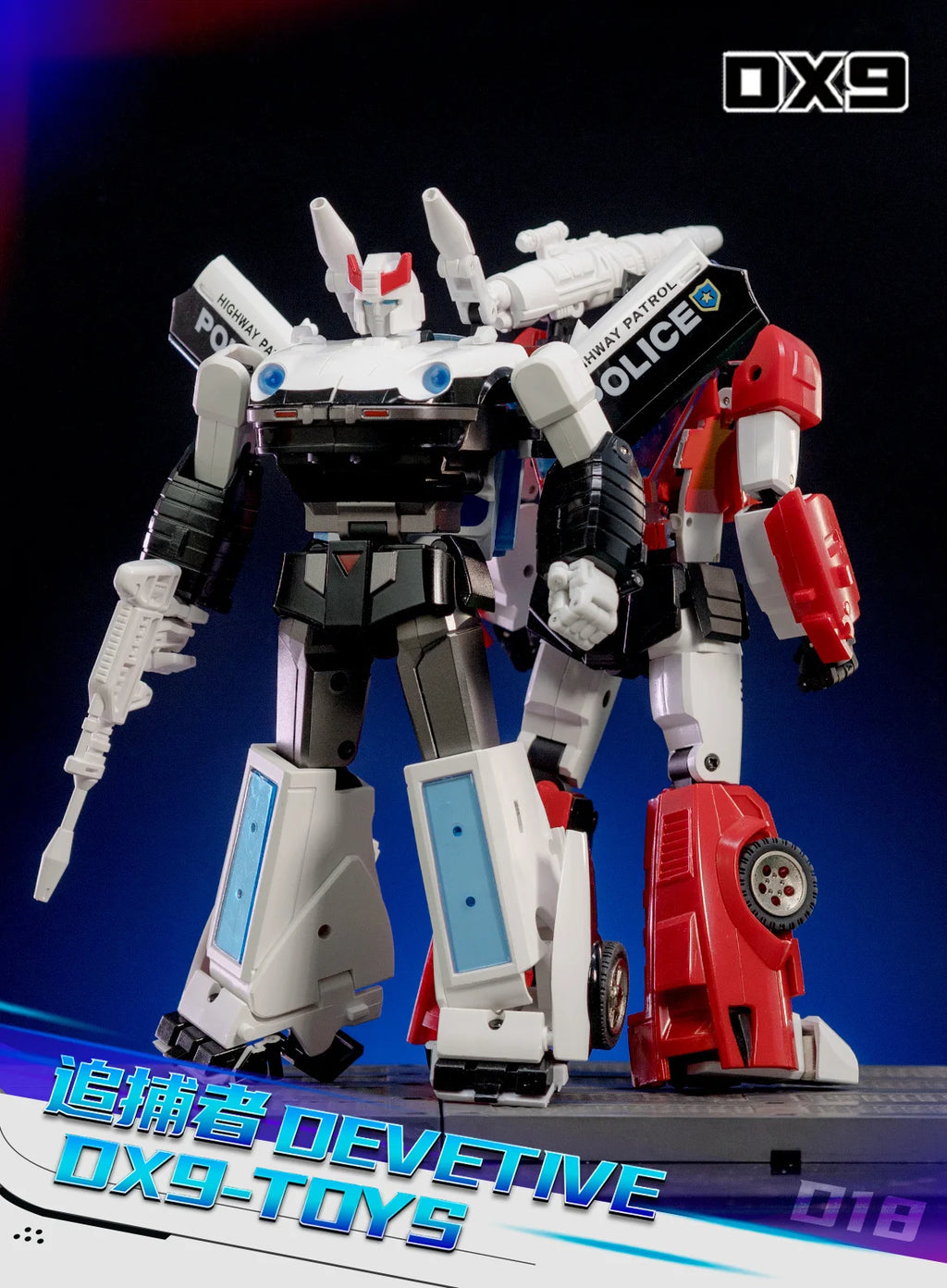 Transformation DX9 Toys D18 D-18 16.7CM Prowl Action Figures Toy Gift Collectio