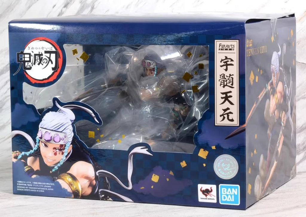 Original in Stock Bandai S.H.Figuarts Demon Slayer: Kimetsu No Yaiba Uzui Tengen Anime Character Toy Model Ornaments Collection