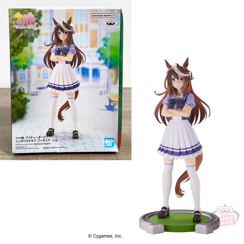 Fast Shipping Bandai Anime Pretty Derby BANPRESTO Special Week Rice Shower Silence Suzuka Tokai Teio Original Model Toys Figure