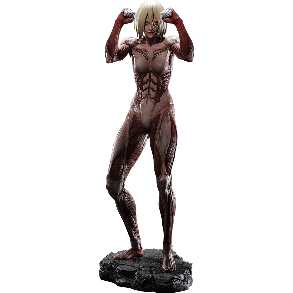 Original Bandai Ichiban Kuji Attack on Titan Female Titan Ani Figure The World Outside the Walls Anime Figure Collectible Model