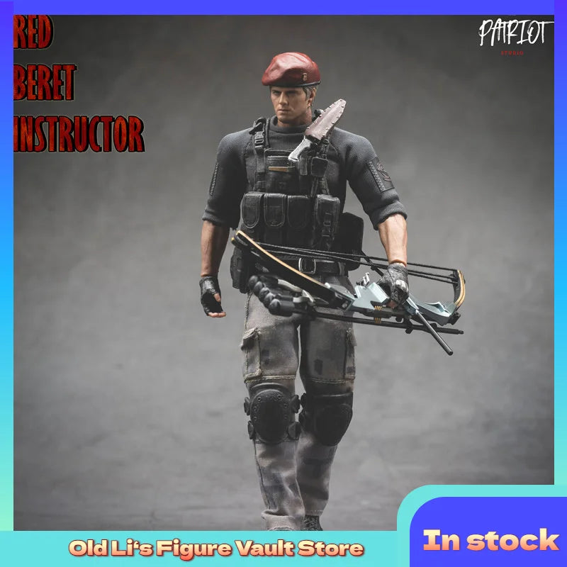 In Stock Patriot Studio Red Beret Instructor Jack Krauser 1/12 Movable Figure Toy Collectible Gift