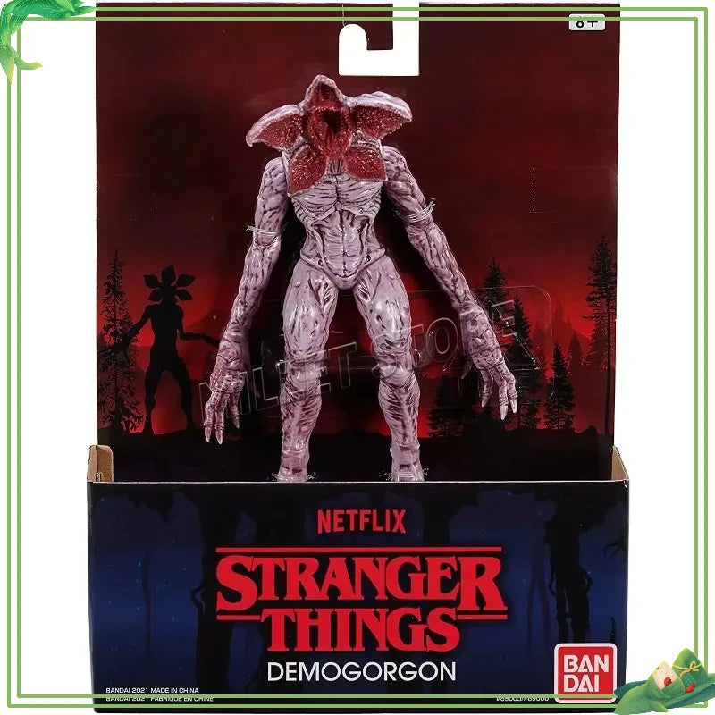 In Stock BANDAI Stranger Things Upside Down Action Figure Collectible Toy Trendy Doll Peripheral Ornament Gift for Anime Fans