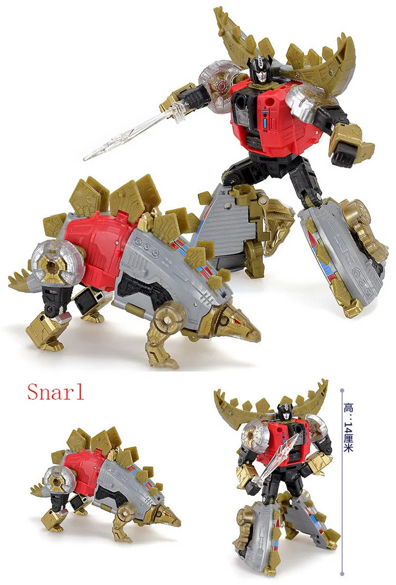 BPF Dinosaur 5IN1 Transformation Toy G1 Dinoking Combination Robot Volcanicus Grimlock Swoop Sludge Slag Snarl Action Figure