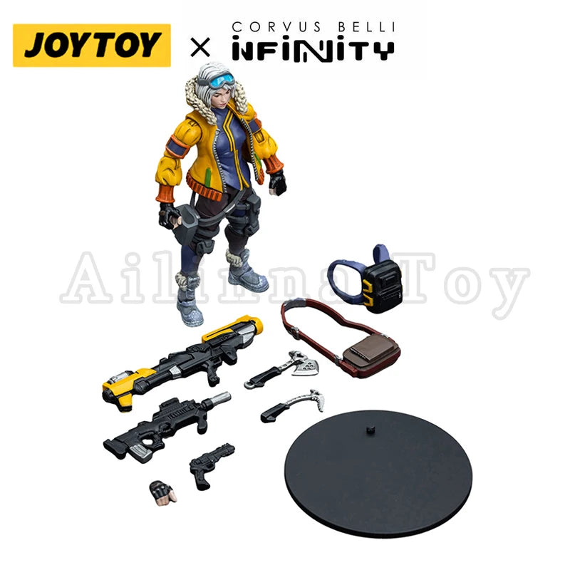 JOYTOY 1/18 Action Figure Infinity Oktavia Grimsdottir lcebreaker's Harpooner Anime Model