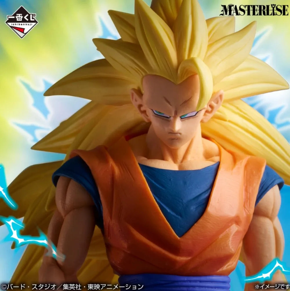 100%original Genuine Bandai Spirits Ichiban Kuji Son Goku SSJ3 (A Prize) Anime Figure Model Decoration Character Collection Toy