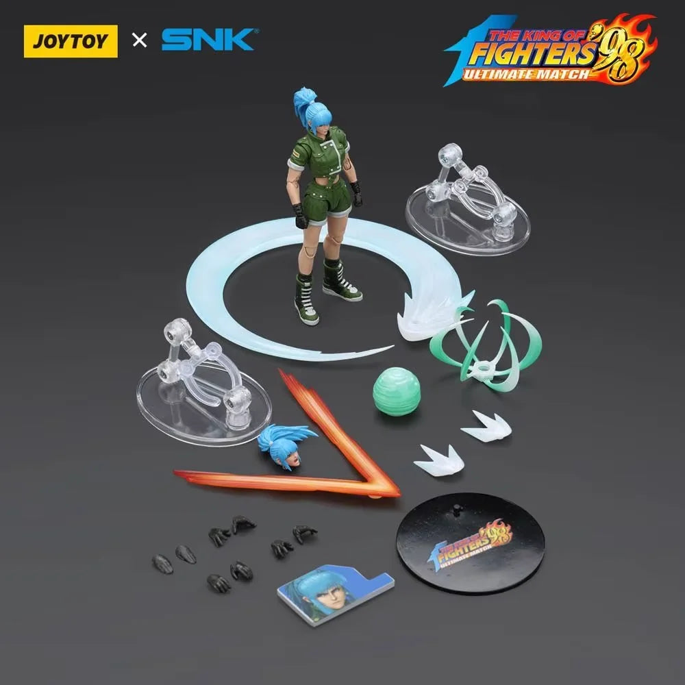 IN STOCK Joytoy The King Of Fighters Game Ralf Jones Leona Heidern Clark Still Action Figures Kof'98u Mlkari Warriors Team