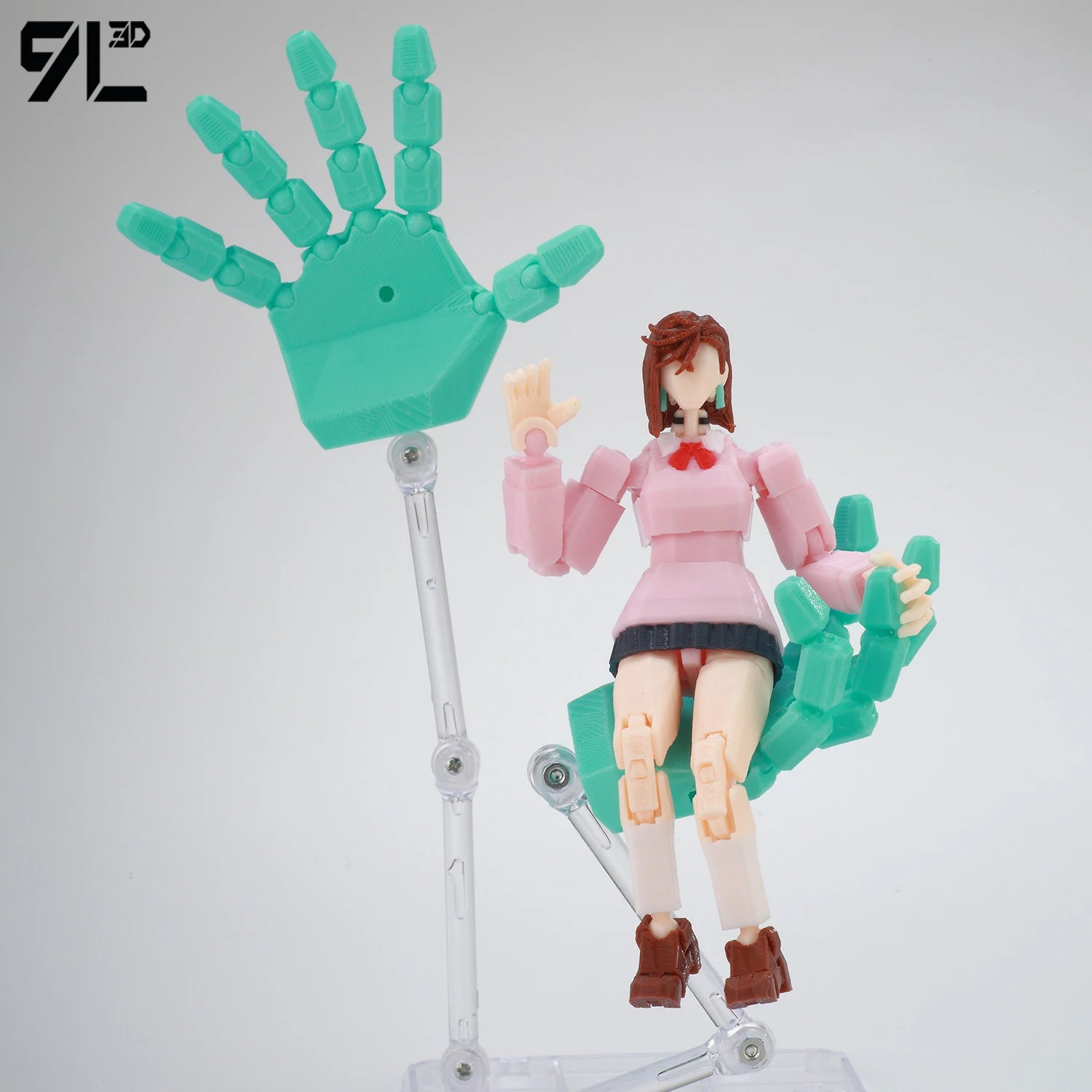 9L3D Dandadan Heroes AyaseMomo Dantalian LUCKY13 Titan13 Multi-Jointed T13 Dummy13 Anime Action Figure Sammlerspielzeug Geschenke